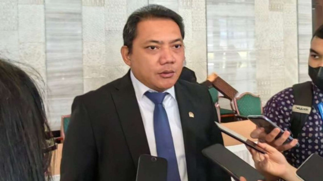 Anggota Komisi III DPR RI Taufik Basari yang ditemui usai acara MKD Awards 2022 di Jakarta, Senin, 12 Desember 2022.