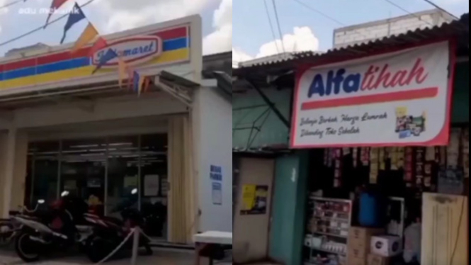 Kocak, Ada Toko Alftihah Penantang Baru Indomaret