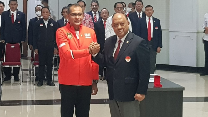 Pelantikan Pengurus Pusat Pelti periode 2022-2027.