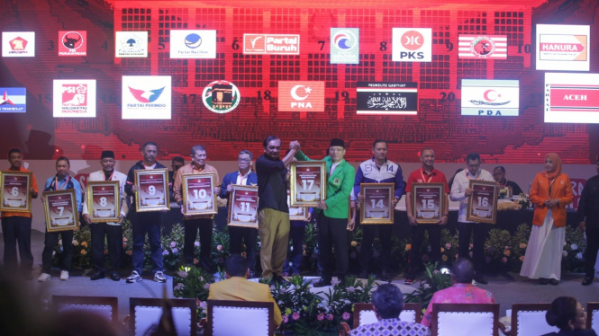 Pengundian dan Penetapan Nomor Urut Parpol Pemilu 2024