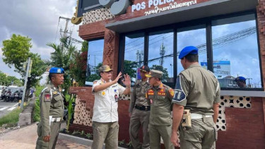 Plh Direktur Polisi Pamong Praja, Edi Samsudin Nasution evaluasi kinerja Satpol PP.