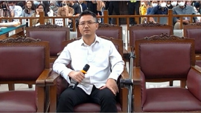 Mantan penyidik Bareskrim AKP Irfan Widyanto