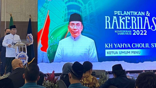 Ketua Umum PBNU, KH Yahya Cholil Staquf