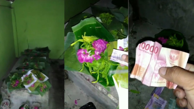  Video Viral di Tempat Sesajen Ini Ada Uangnya 