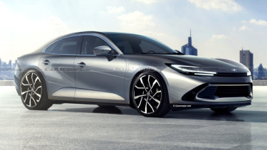 Ilustrasi gambar mobil Toyota Camry Terbaru