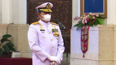 Laksamana TNI Yudo Margono dilantik sebagai Panglima TNI