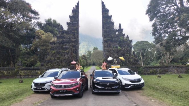 Tampilan beberapa model mobil Honda