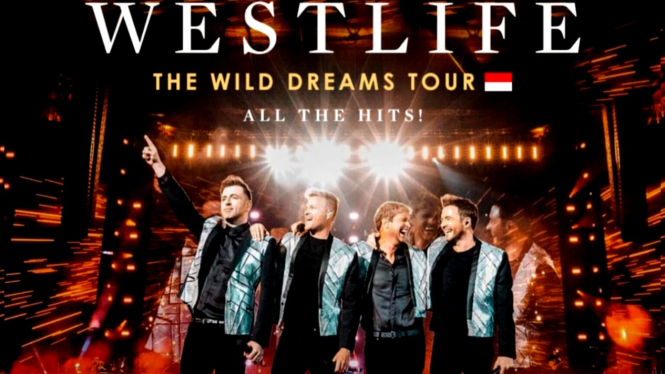 Westlife The Wild Dreams Tour 2023 sambangi Indonesia