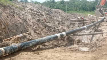 TKP ledakan pipa gas Petrochina Jambi