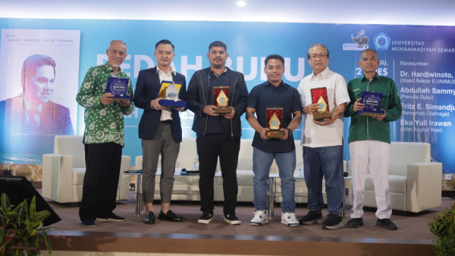 Bedah buku Kisah Sukses Erick Thohir di Kampus Universitas Muhammadiyah Semarang
