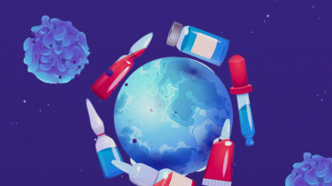Ilustrasi Infografik KLB Polio