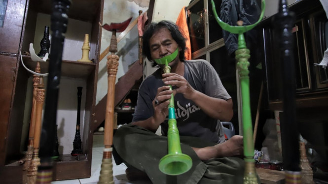Terompet pencak khas sunda yang mulai tersisih ditelan zaman