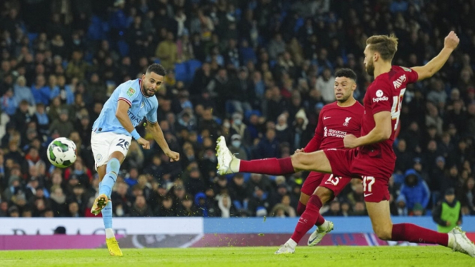 Manchester City vs Liverpool di Piala Liga Inggris