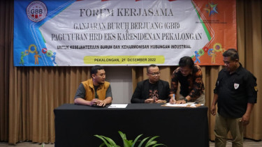 Ganjaran Buruh Berjuang di Pekalongan