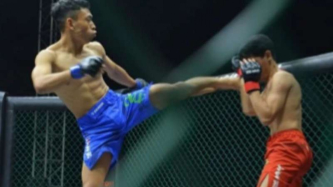 Duel Ageng Priyatno vs Muhammad Reihan di One Pride MMA.