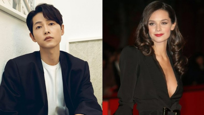 Song Joong Ki dan Katy Louis Saunders.