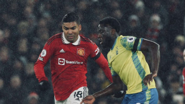 Casemiro, Duel Manchester United vs Nottingham Forest 3-0