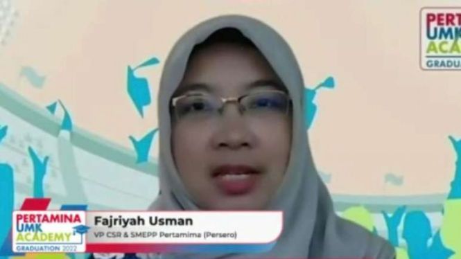 VP CSR & SMEPP Management Pertamina Fajriyah Usman.