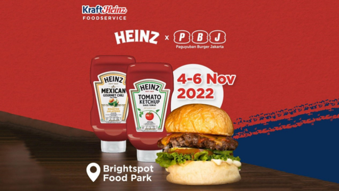 Paguyuban Burger berkolaborasi dengan HEINZ