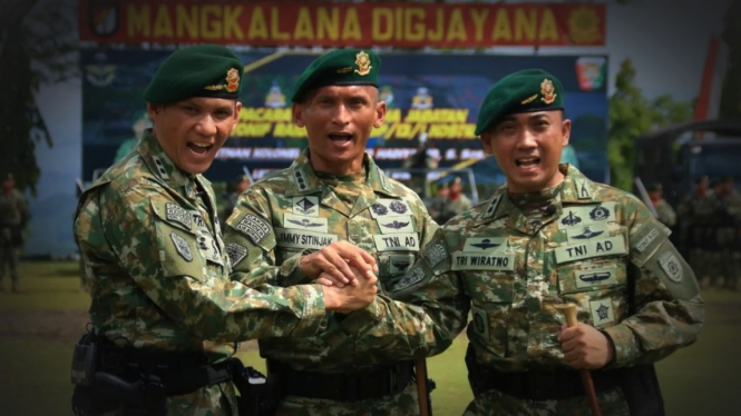 VIVA Militer: Serah terima jabatan Komandan Yonif Raider 323/Buaya Putih Kostrad