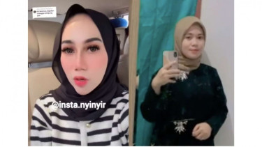 Norma Risma (kanan) dan atasannya (kiri)