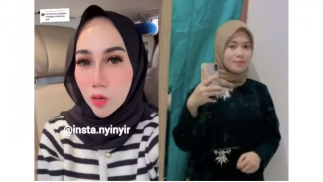 Norma Risma (kanan) dan atasannya (kiri)