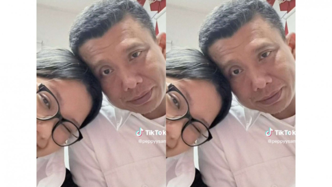 Trisha Eungelica dan ayahnya Ferdy Sambo
