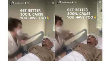 Keadaan Indra Bekti terus membaik dan sudah sadar