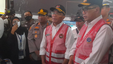 Menko PMK Muhadjir Effendy dan Menhub Budi Karya.
