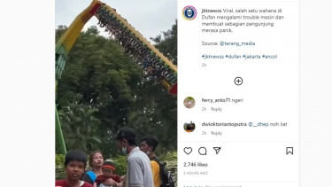 Viral wahana tornado berhenti mendadak
