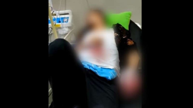 Wakil Bupati Kaur Herlian Muchrim mengalami luka akibat petasan