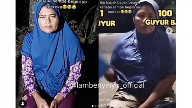 Emak-emak streaming TikTok