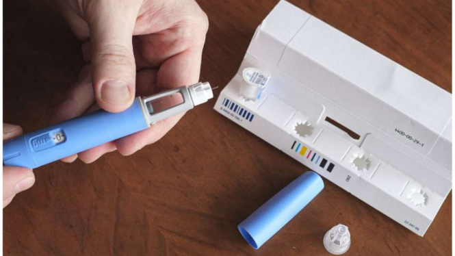 Ilustrasi obat suntik diabetes
