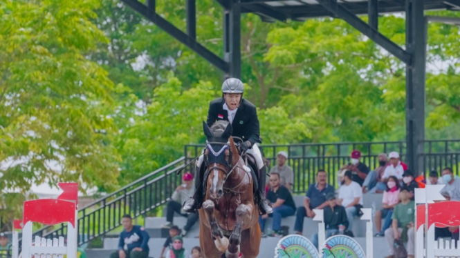 Atlet equestrian, Kealton Santoso.