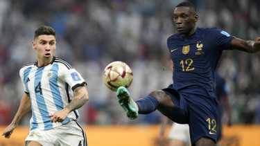 Randal Kolo Muani bersama Timnas Prancis