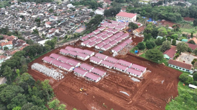 Huntap untuk korban gempa Cianjur.