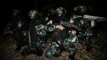 VIVA Militer: Pasukan Khusus Batalyon Intai Amfibi 1 Marinir.