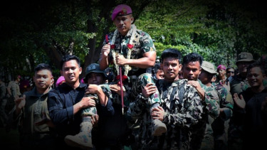 VIVA Militer: Mayor Mar Laili resmi jadi Komandan Yontaifib 1 Marinir.