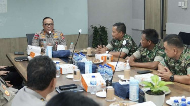 VIVA Militer: Kadispenad bawa anak buah lawatan ke Divhumas Mabes Polri