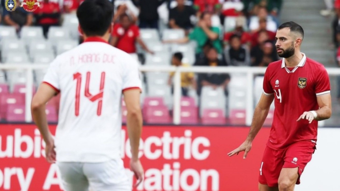 Bek Timnas Indonesia, Jordi Amat saat lawan Vietnam