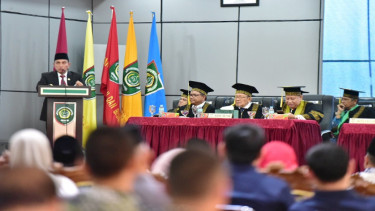 Gubernur Sumut hadiri Milad UISU ke-71