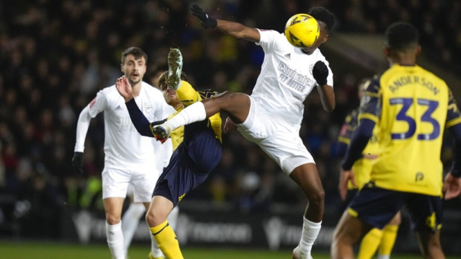 Oxford United vs Arsenal di Piala FA 2022/2023