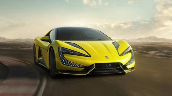Mobil supercar berbasis listrik bernama U9 dari BYD