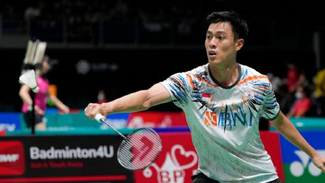 Tunggal putra Indonesia, Shesar Hiren Rhustavito.