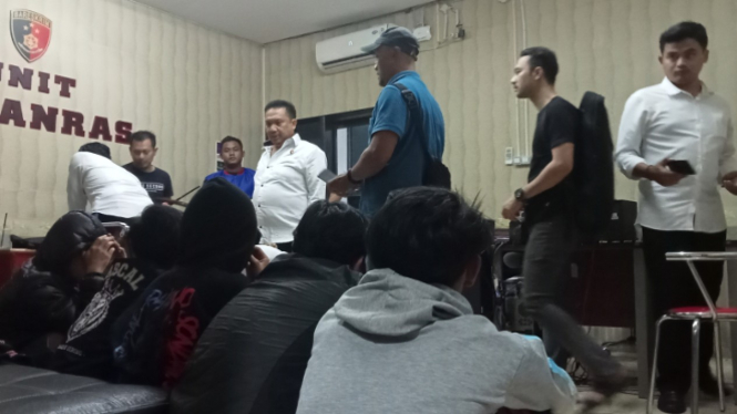Polres Garut Mengamankan 17 Remaja Gerombolan Bermotor 