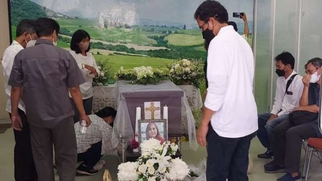 Jenazah Angela, korban mutilasi, disemayamkan di rumah duka RS Polri Kramat Jati