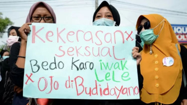Aktivis Perempuan Aliansi Kota Santri Lawan Kekerasan Seksual
