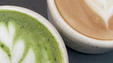matcha latte dan cappuccino