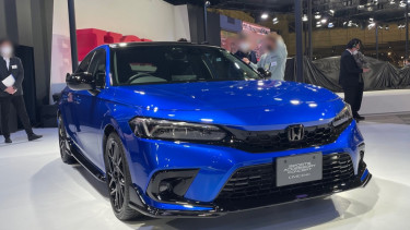Tampilan mobil Honda Civic yang hadir dengan mesin hybrid