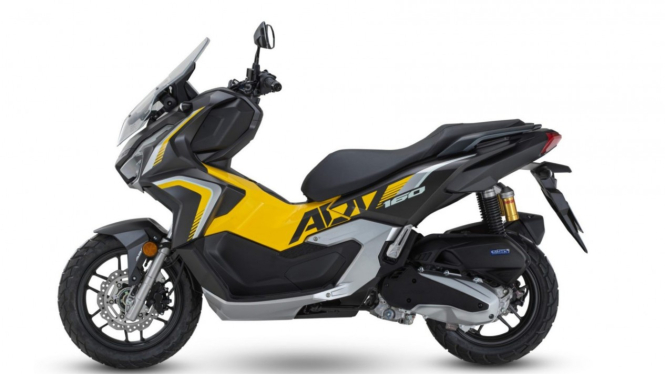 Ilustrasi gambar motor Honda ADV 160 terbaru